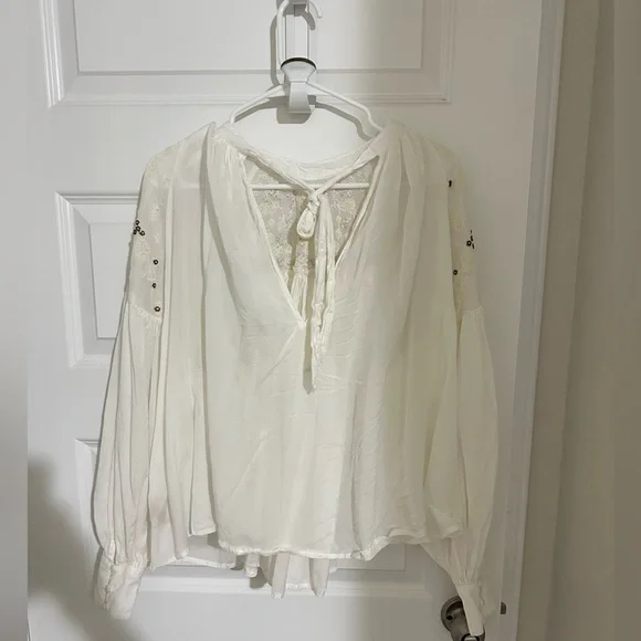Free People Have It My Way Embroidered Top - Picture 4 of 8